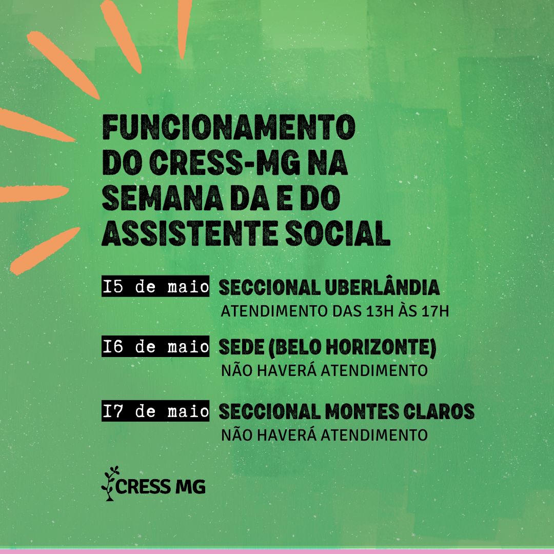 CRESS-MG  Belo Horizonte MG